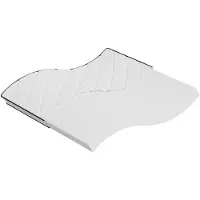 vidaXL Schuimmatras middelzacht 200x200 cm