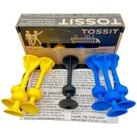 Tossit Partyspel - Starter Pack (Blauw-Geel)