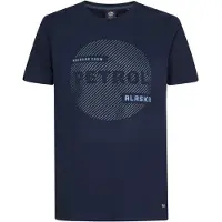 Petrol Industries Shirt nachtblauw / grijs