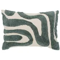 Fonq Wave Sierkussen 40 x 60 cm - Groen
