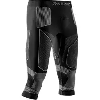 X-Bionic - Thermokleding - Energy Accumulator Light Pants 3/4 Men Black/Light Grey voor Heren - Maat XL - Zwart