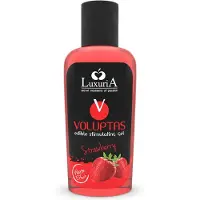 Luxuria Edible Warming Massage Gel - Strawberry 100ml - Voluptas 0,1 l