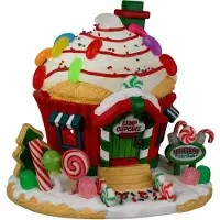 Lemax Peppermint Cottage 14x16x16 cm Kersthuisje