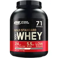 Optimum Nutrition Gold Standard 100% Whey-eiwitpoeder Cookies &amp; Cream 2,27 kg (71 porties)