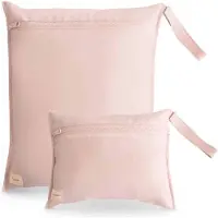 Mushie Waterproof Opbergzak (2 stuks) Blush
