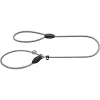 Hunter Sliplijn Freestyle Nylon Rond Grijs - Hondenriem - 170x1 cm