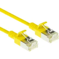 ACT DC7807, 7 meter, Cat6a, U/FTP (STP), RJ-45, RJ-45, geel