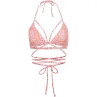 LASCANA Bikinitop 'Lisa' oranje / pink / wit