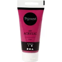 Packlinq Acryl Verf, semi-glanzend, transparant, cyklame, 75 ml/ 1 fles