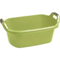 Keter - Ovale Miska - 55L - Groen - Met Handvatten