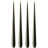 Ester & Erik kaars 4-pack mat mörk deep forest, 42 cm
