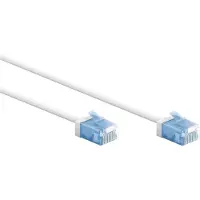 Goobay UTP CAT6a slimline netwerkkabel | LSZH | wit | 15 meter
