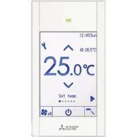 Mitsubishi Electric PAR-40MAA afstandsbediening Bedraad Airco Drukknopen