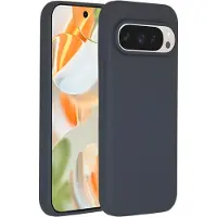 Accezz Liquid Silicone Backcover voor de Google Pixel 9 / 9 Pro - Donkerblauw