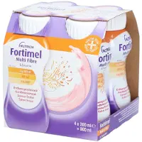 Fortimel Multi Fiber 1.5kcal | Aardbei | Voedingssupplement Ondervoeding 4x200 ml Flesjes