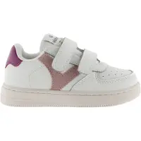 Victoria 1124104 sneakers wit/roze Jongens/Meisjes Imitatieleer Meerkleurig - maat 32