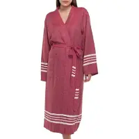 Lalay Hamam badjas Krem Sultan bordeaux van Lalay
