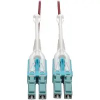 Tripp Lite N821-02M-MG-T Glasvezel kabel 2 m OM4 2x LC Magenta,Turquoise,White