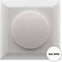 EcoDim Dimmerknop Led dimmer incl. centraalplaat en raamwerk wit