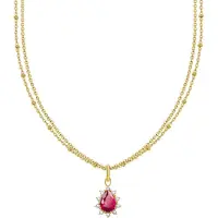 Thomas Sabo Halsketting, Ketting met hanger Vintage Romance, (925 zilver, 40 - 45 cm)
