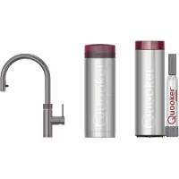Quooker Flex met PRO3 boiler en CUBE reservoir 5-in-1-kraan gunmetal