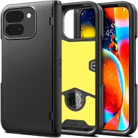 Spigen Slim Armor Pro Pixel 9 Pro Fold Hoesje Zwart