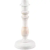 Home Sweet Home tafellamp voet Femme rond - vintage wit