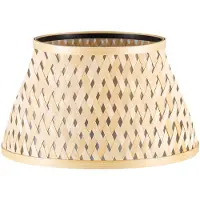Home Sweet Home Bamboo Lampenkap - Conisch - Beige - Boheemse stijl - ø30 x 17 cm - E27 fitting - Ontworpen voor tafellampen en Pendellamp - Ontworpen voor woonkamer en eetkamer