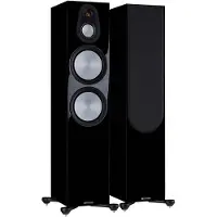 Monitor Audio Vloerstaande luidspreker Silver 500 7G Gloss Black - Verkocht per stuk