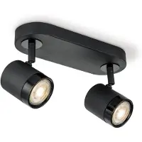 Home Sweet Home Spot Led Manu Zwart 2x5,8w