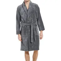 Pastunette Badjas met shawlkraag grijs