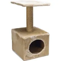 Beeztees Christa - Krabpaal - Beige - 30x30x60 cm