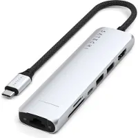 Satechi ST-P6SK interface hub USB Type-C 10000 Mbit/s - Grijs