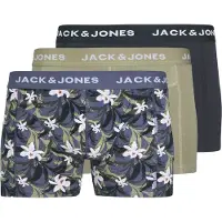 Jack & Jones Heren boxershorts trunks jacmason flower 3-pack