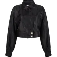 Aaiko Dames Jassen Vina Twill Shine Vis 545 - Zwart - Maat XS