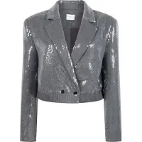 Aaiko Dames Blazers Mille Sequins Pes 356 - Grijs - Maat XS