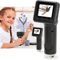 Nedis Microscopische camera | Maximale afspeeltijd batterij: 5 uur | Ingebouwde microfoon | 1080P | tot 48 MP | 2-inch scherm | Zwart