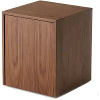 New Works Mass Bijzettafel With drawer | Walnut
