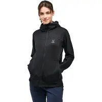 Haglöfs - Women's Betula Hood - Fleecevest S, zwart