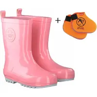 Shoesme Regenlaarzen roze Rubber Maat 25