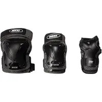 Roces - Ventilated Skatebescherming 3-Pack - Kinderbescherming - Zwart - Maat M