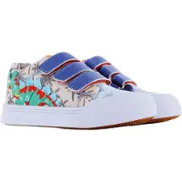 Go Bananas sneakers beige/blauw/oranje Jongens Textiel All over print - maat 26