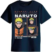 Name it Shirt 'Jail' marine / geel / oranje / wit