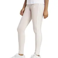 Adidas 3-Stripes Legging Dames Lichtroze - Wit