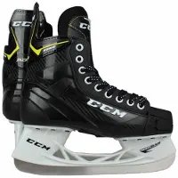 CCM Supertacks 9366 IJshockeyschaatsen Junior Zwart - Geel - Wit - Zilver 35