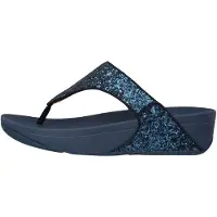 FitFlop Lulu Glitter Toe-Thongs PolyurethanGlitter BLAUW 42