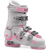 Roces - Idea Free - Skischoenen - Kinderen - 22.5-25.5 (36-40) - Wit - Roze