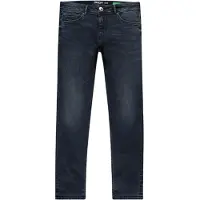 Cars waist regular fit jeans black denim Blauw Effen - maat 170
