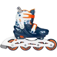 Nijdam Skeelers - Verstelbaar - Kinderen - Blauw - Maat 37-40