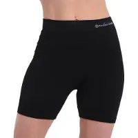 Bamboo Basics Suze Knitted Seamless Biker Short Dames Zwart XXL